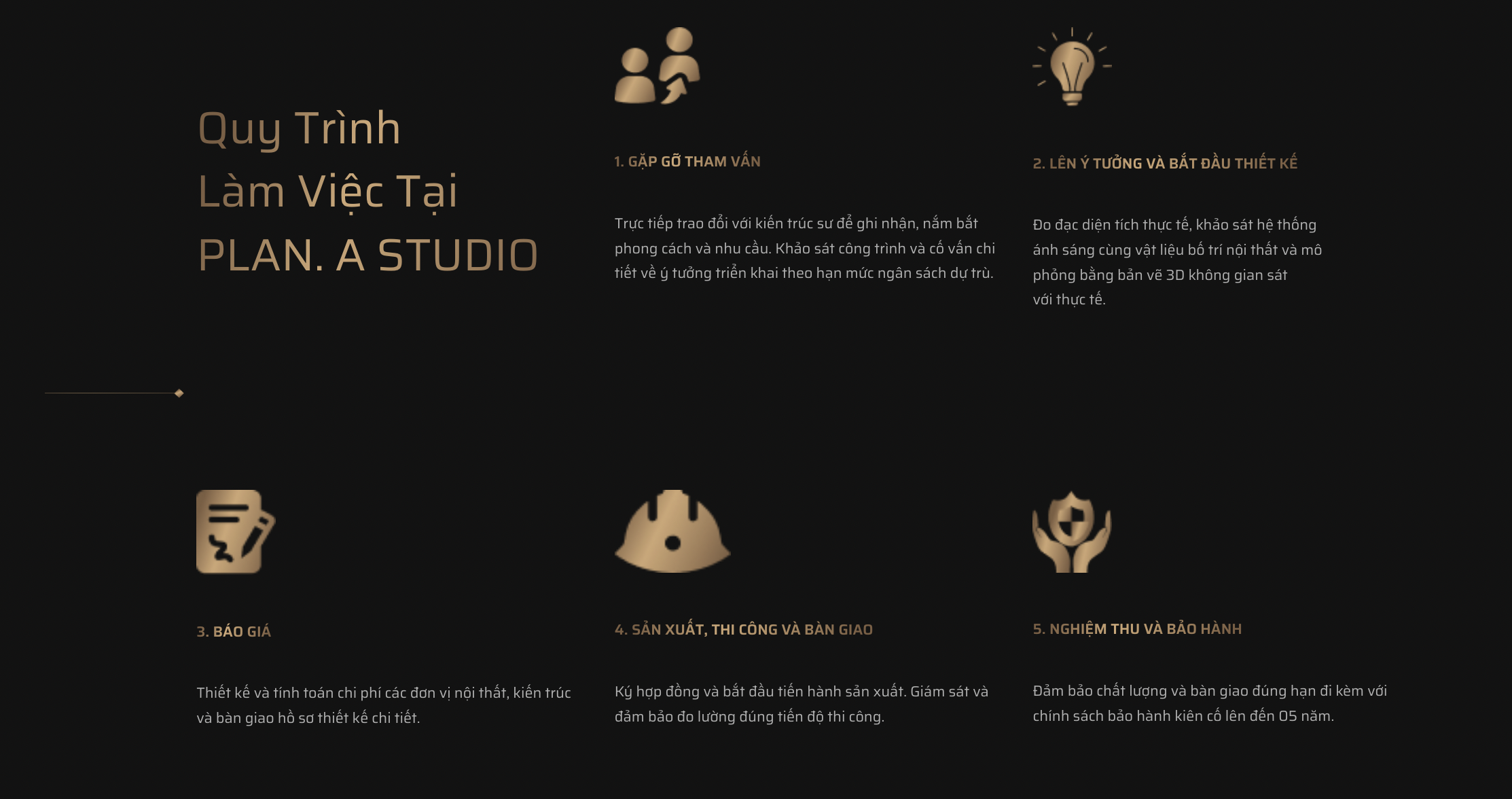 Quy trình thi công nội thất Plan A Studio